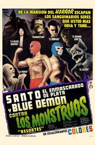 El Santo a Blue Demon proti příšerám