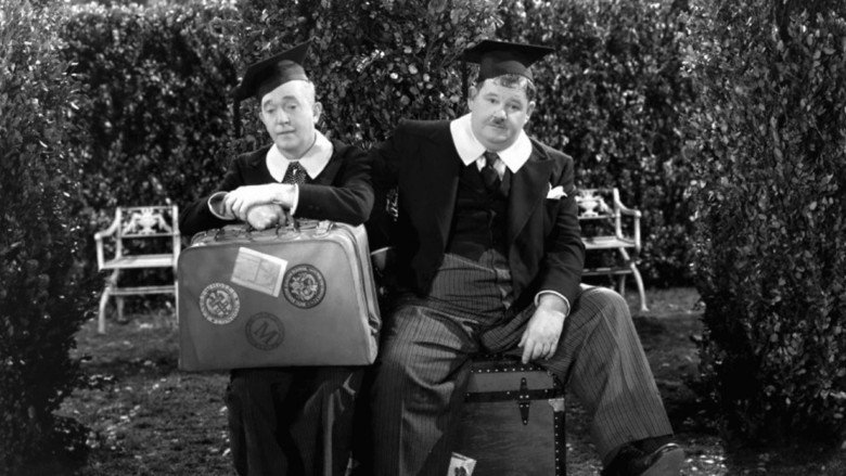 Laurel a Hardy studují